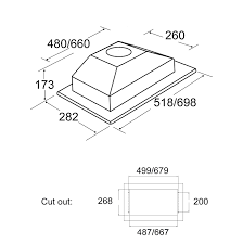 CDA CCA52WH Canopy extractor