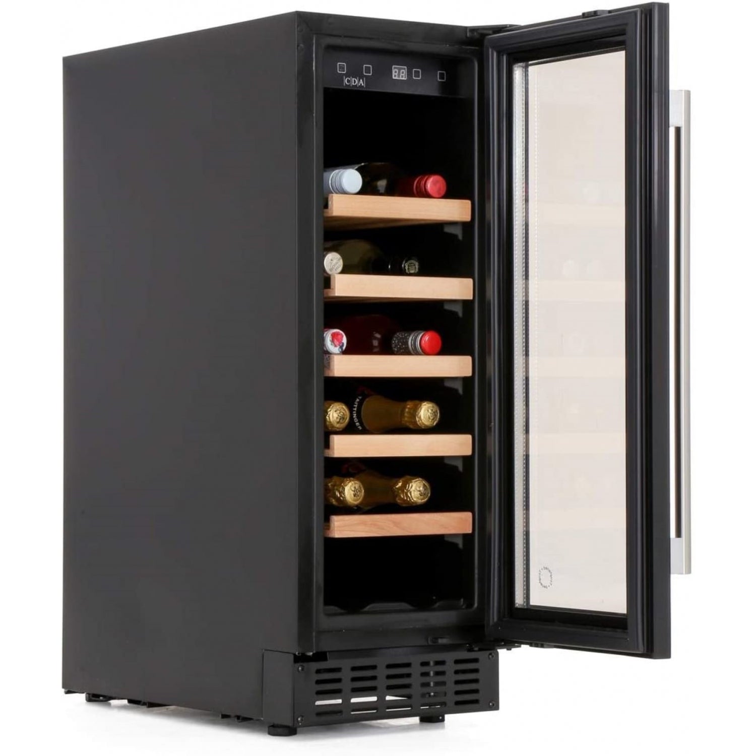 CDA FWC304BL Freestanding/ under counter slimline wine cooler