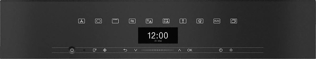 Clearance-Miele H7440 BM Built-in 45cm Microwave Oven- Clean Steel Finish