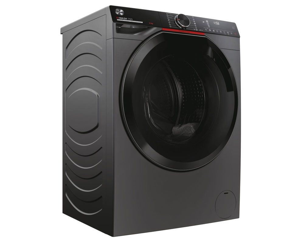 Clearance Hoover H7W412MBCR-80 Freestanding 12kg 1400rpm Washing Machine-Anthracite