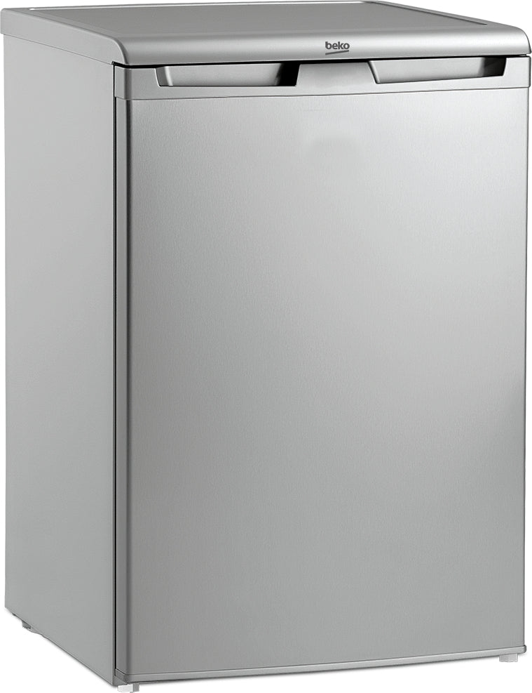 Beko UR4584S 55cm Freestanding Under Counter Fridge with Top Freezer Compartment- Silver