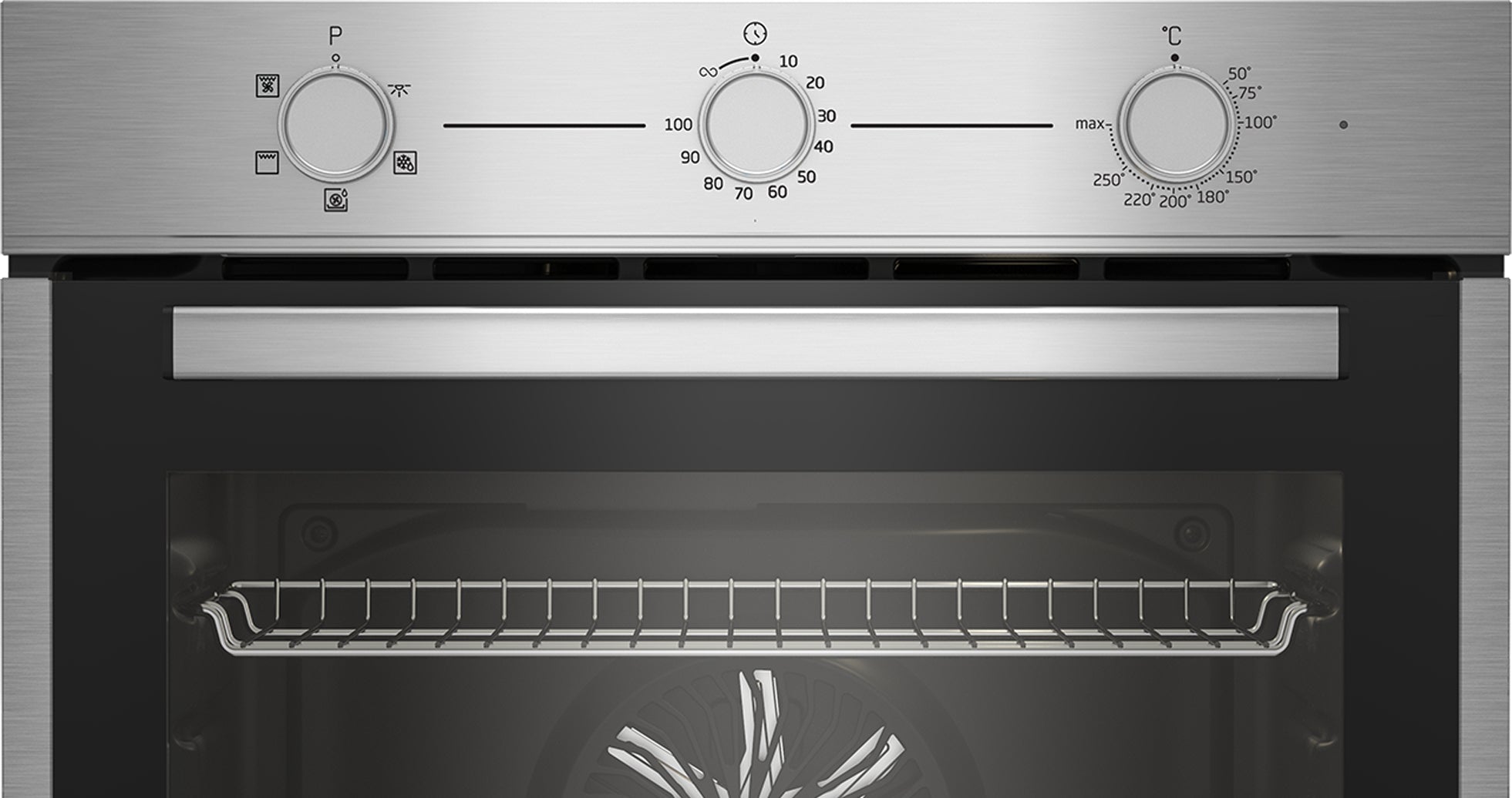 Beko BBIF16100X 60cm Built-In Oven with AeroPerfect with Steam Clean