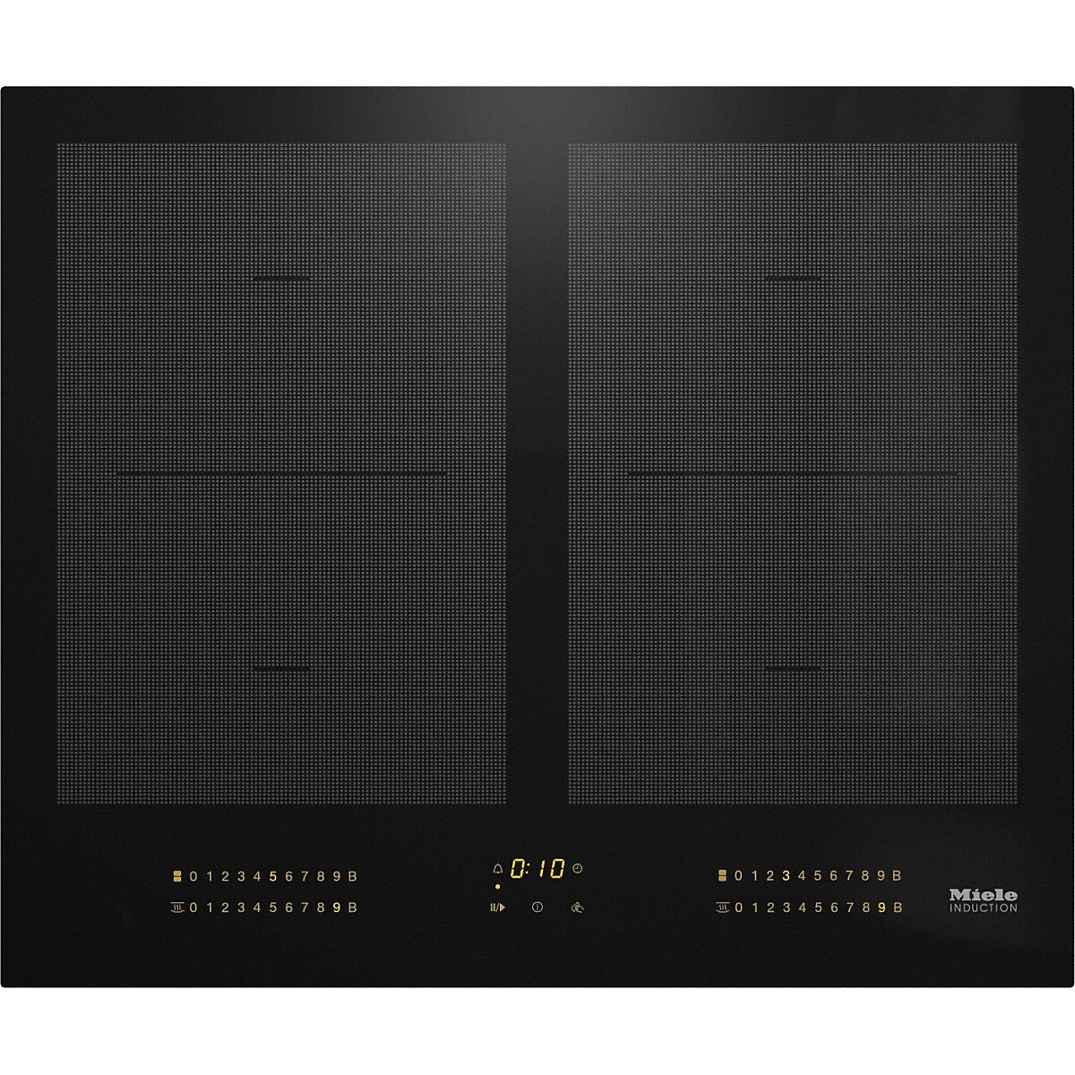 Miele 62cm Induction Hob with 2 flex cooking areas KM 7564 FL Black