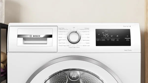 Bosch WTH85226GB Series 4 Heat pump tumble dryer 8 kg White