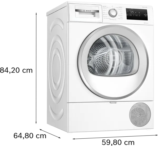 Bosch WTH85226GB Series 4 Heat pump tumble dryer 8 kg White