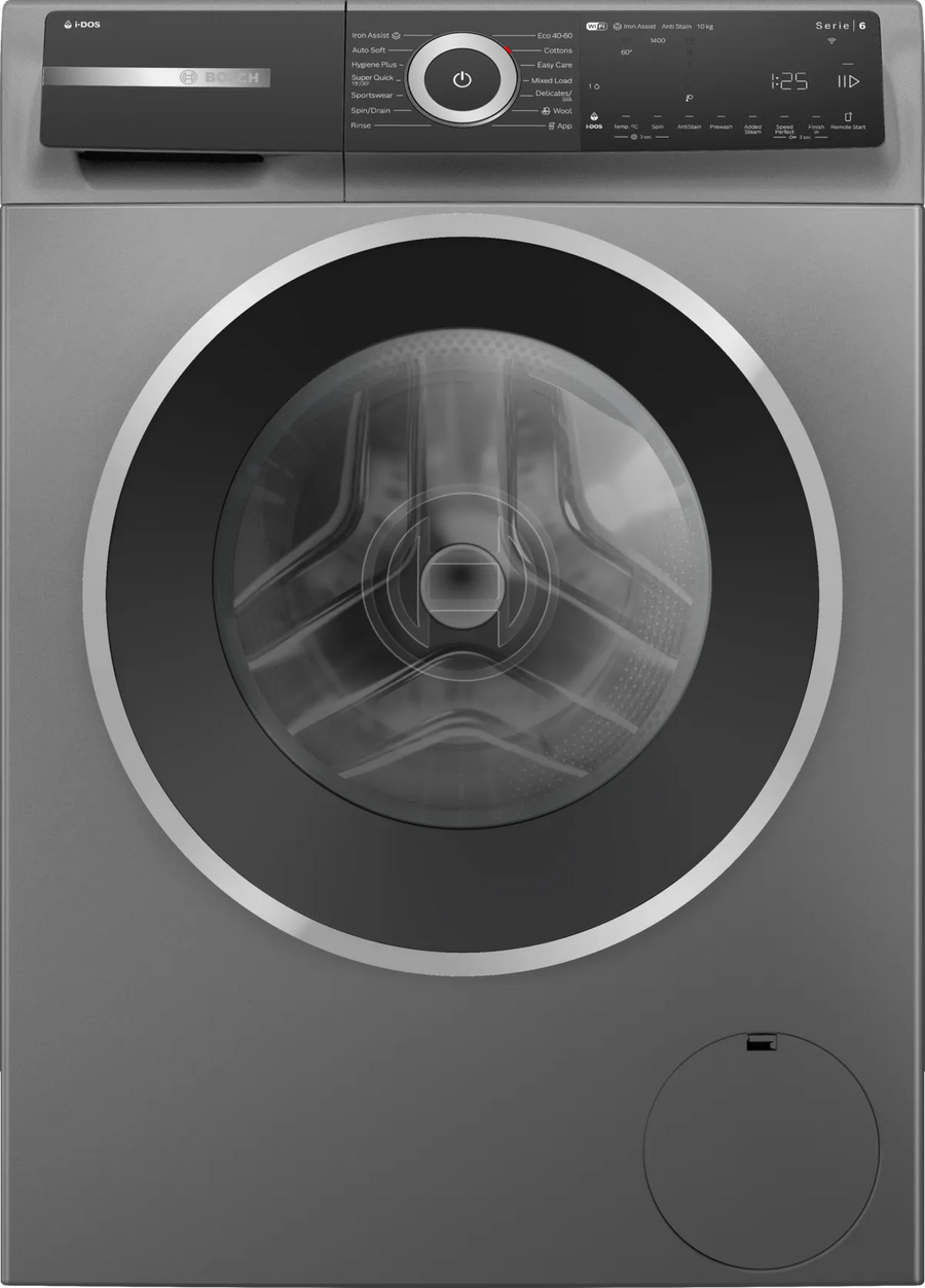 Bosch WGH254ARGB Series 6 Washing machine, front loader 10 kg max. 1400 rpm- Cast Iron Grey