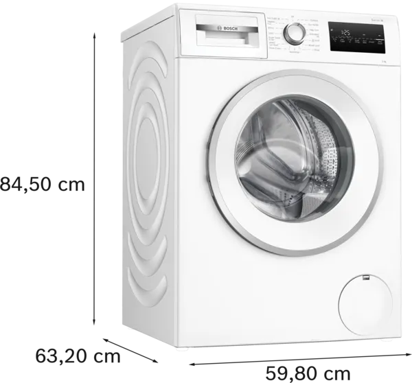 Bosch WAN28255GB Series 4 Washing machine, front loader 9 kg max. 1400 rpm white