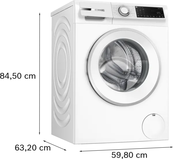 Bosch WGJ25400GB Series 6 Washing machine, front loader 10 kg max. 1400 rpm- White