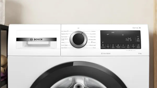 Bosch WGG24400GB Series 6 Washing machine, front loader 9 kg max. 1400 rpm- White