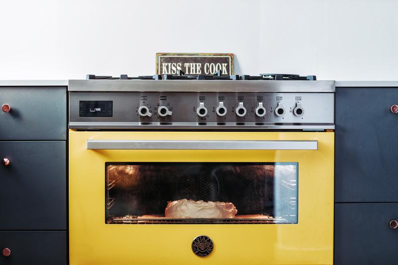 Bertazzoni 90 cm 6-Burner, Electric Oven Professional Series- Giallo (Yellow)