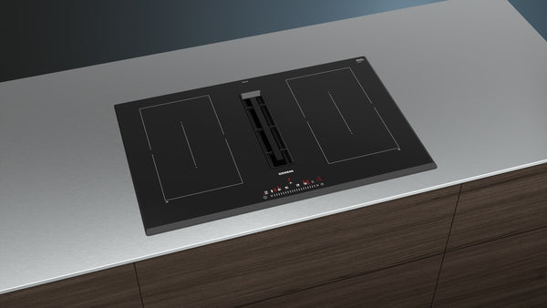 Siemens iQ500 Induction Hob With Integrated Extraction 80cm Surface Mount Without Frame ED851FQ15E