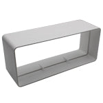 Kair Rectangular Straight Connector 220mm x 90mm Flat Pipe Joint - Devine Distribution Ltd