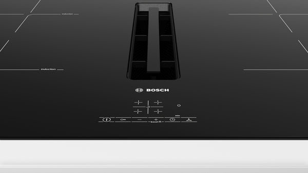 Bosch Series 4 Induction Hob With Integrated Extraction 80cm Surface Mount Without Frame PIE811B15E