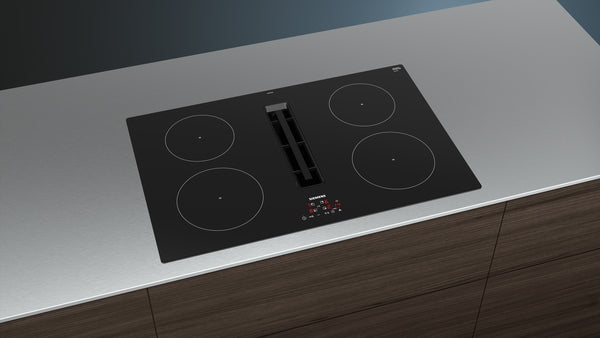 Siemens iQ300 Induction Hob With Integrated Extraction 80cm Surface Mount Without Frame EH811BE15E