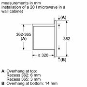 Bosch Series 2 Built-in Microwave Oven Stainless Steel BFL523MS3B