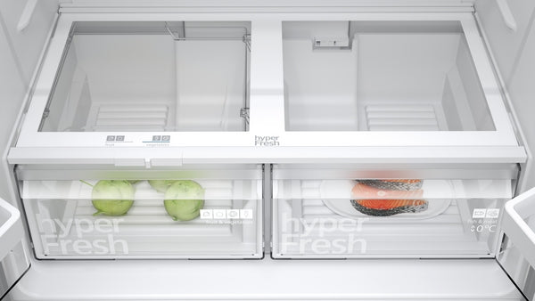 Siemens iQ300 French Door Bottom Freezer Multi Door Inox-easyclean KF96NVPEAG
