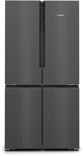 Siemens iQ500 French Door Bottom Freezer Multi Door 90.5cm Black Stainless Steel KF96NAXEAG