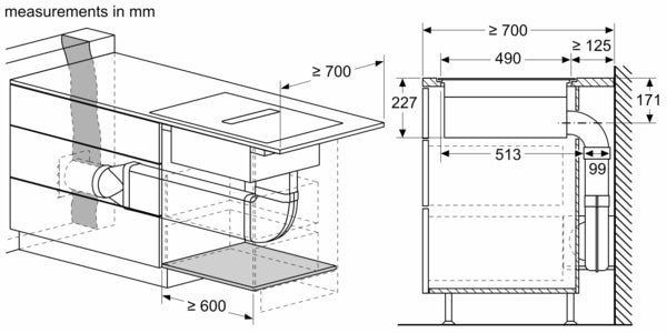 Siemens downdraft hob discount