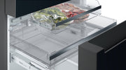Siemens iQ700 70/30 French Fridge Freezer MultiDoor Black KF96RSBEA