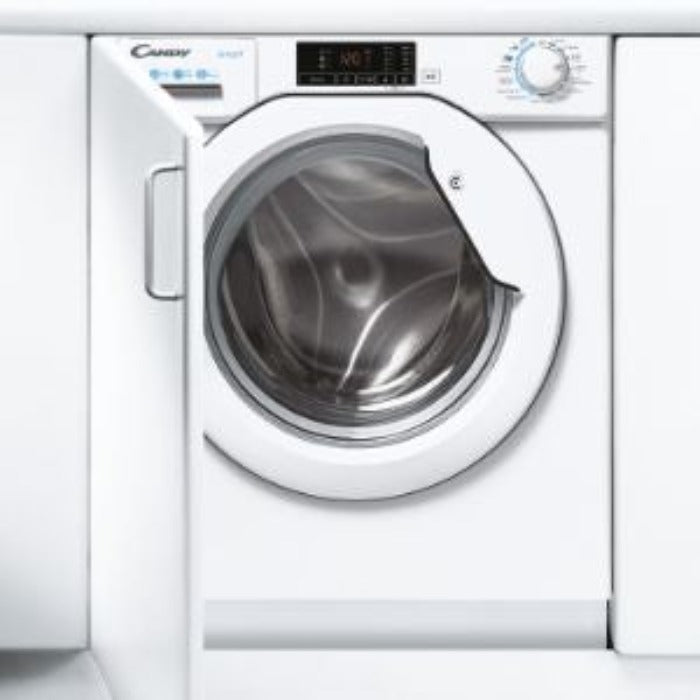 Candy 60cm 8kg Fully Integrated Washing Machine in White - Devine Distribution Ltd