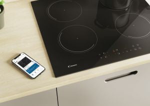 Candy CI642CTTWIFI 60cm 4 zone Induction Hob with Black Glass Finish - Devine Distribution Ltd