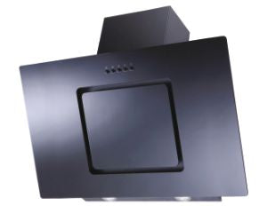 Candy 90cm Wall Mounted DÃ©cor Cooker Hood with Black Glass Finish - Devine Distribution Ltd