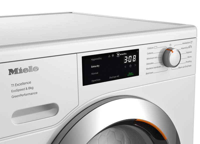 Miele TEF765WP EcoSpeed&8kg Tumble Dryer