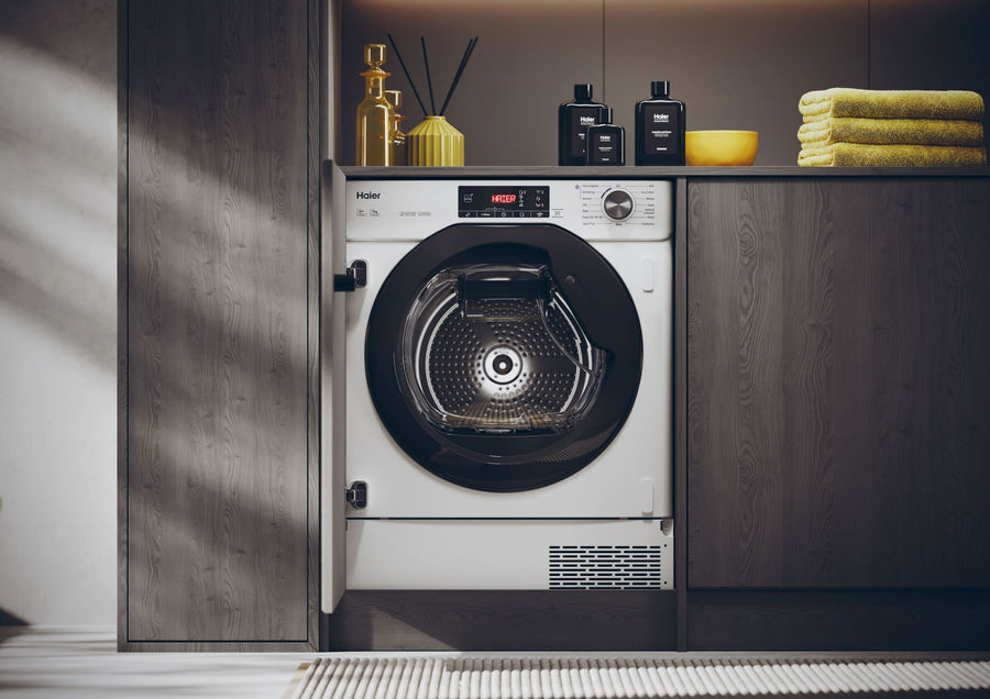 Haier HDBI H7A2TBEX-80 Built in 7kg Heat Pump Tumble Dryer-White