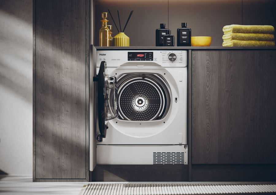 Haier HDBI H7A2TBEX-80 Built in 7kg Heat Pump Tumble Dryer-White