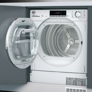 Hoover BATDH7A1TCE-80 7kg Fully Integrated Heat Pump Tumble Dryer - White - Devine Distribution Ltd