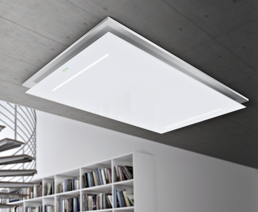 Airforce F207 90cm Ceiling Hood Integra Ready- Complete White Finish