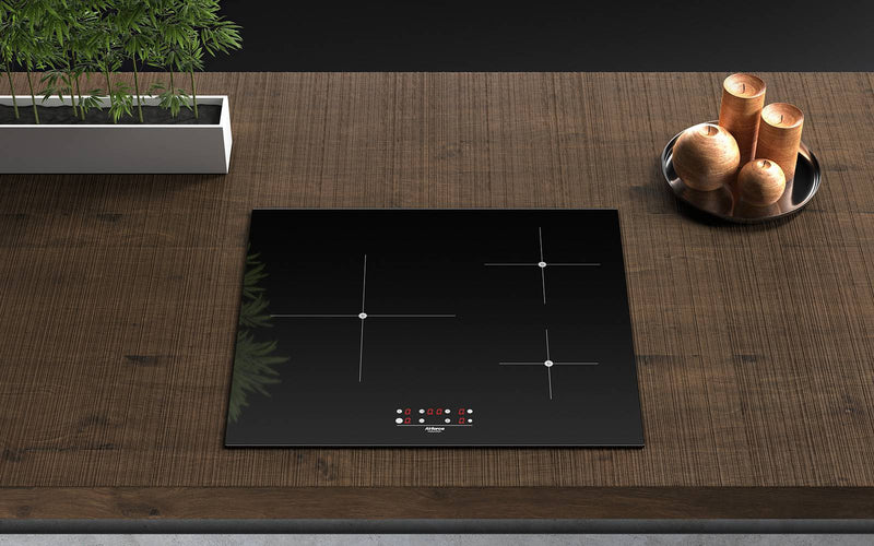 Airforce POP 60-3 60cm 3 Zone Touch Control Induction Hob with Black Glass Finish