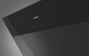 Airforce V10 90cm Angled Wall Mounted Cooker Hood- Satin Black Glass