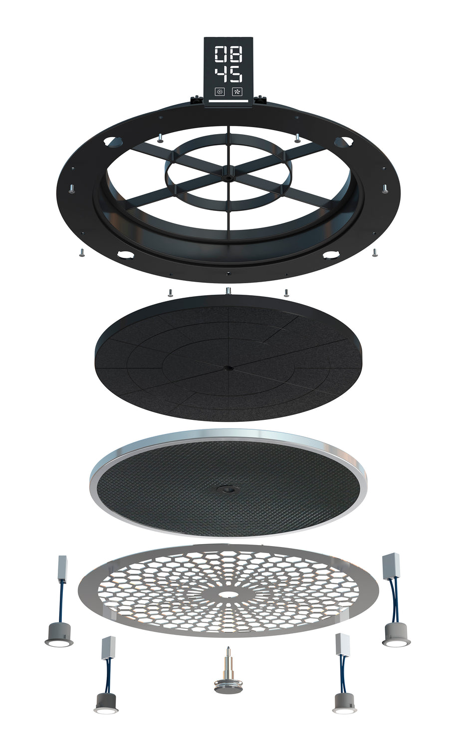 Airforce AFCFCACRI Carbon Charcoal Filter for Airforce Island Hoods with the Crisilade filtering system. - Devine Distribution Ltd