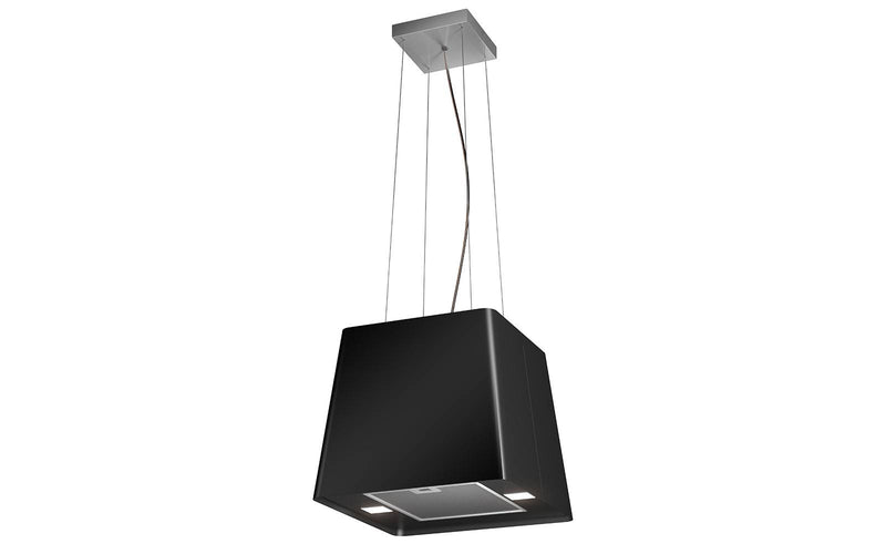 Airforce F164 50cm Island Cooker Hood in Satin Black Finish