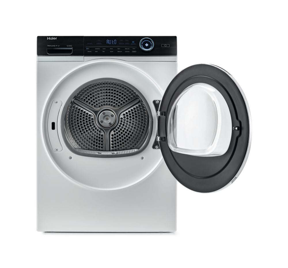 Haier HD90-A2979 I-Pro 9kg White Heat Pump Tumble Dryer - Devine Distribution Ltd