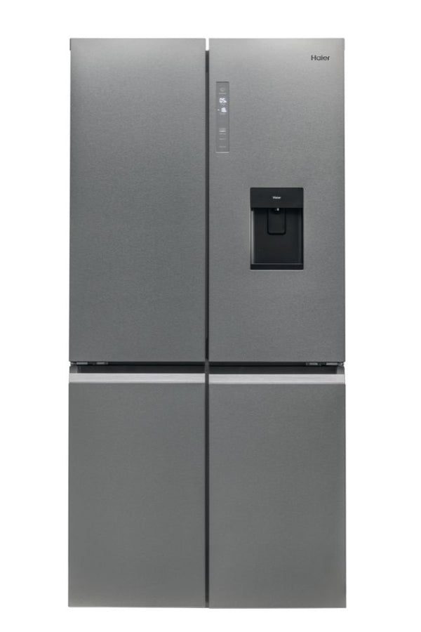 Haier HTF-520WP7 90cm Silver Multi Door Fridge Freezer with Water Dispenser - Devine Distribution Ltd