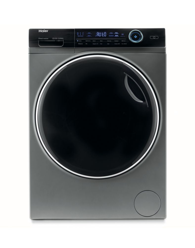 Haier HW100-B14979S I-Pro 10kg 1400 RMP Silver Freesatnding Washing Machine - Devine Distribution Ltd