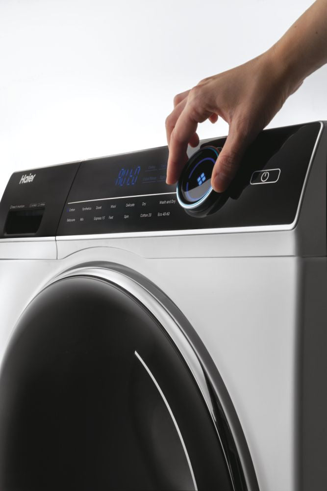 Haier HWD100-B1479 I-Pro 10kg 1400 RMP White Freestanding Washer Dryer - Devine Distribution Ltd