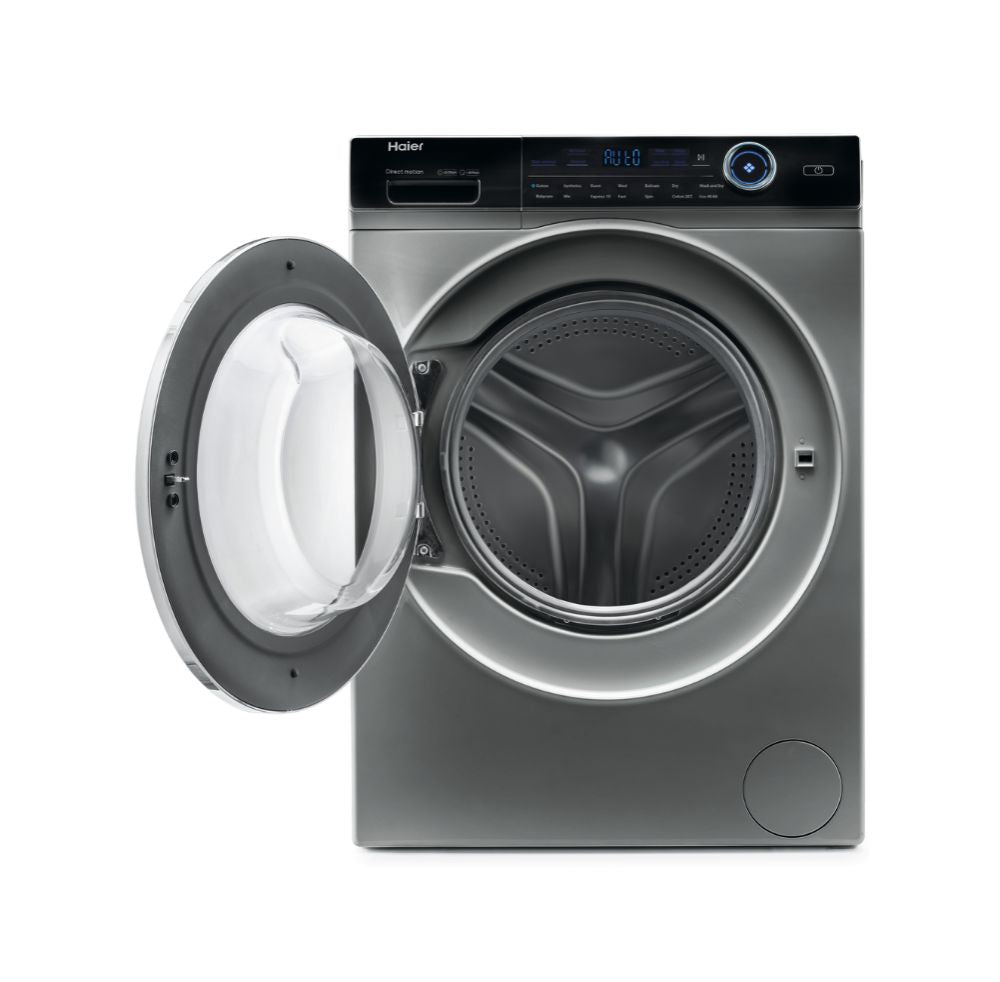 Haier HWD100-B14979S I-Pro 10kg 1400 RMP Freestanding Silver Washer Dryer - Devine Distribution Ltd