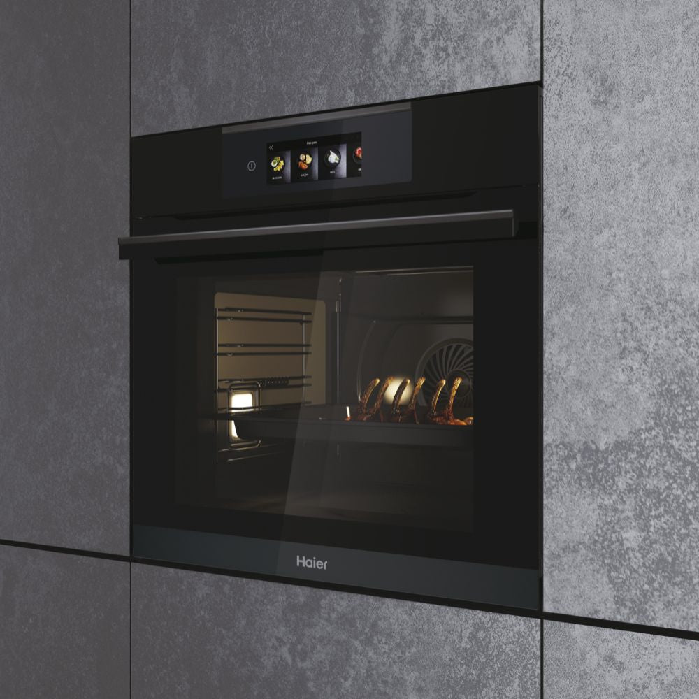 Haier HWO60SM6T5BH I-Touch 60cm Built In Multi-Function Wi-Fi Oven - Devine Distribution Ltd