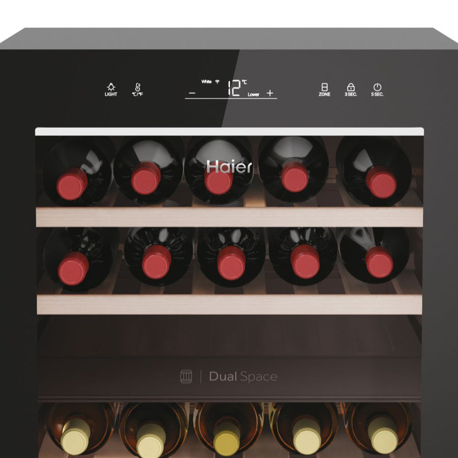 Haier HWS42GDAU1 60cm Freestanding 42 Bottle Wine Fridge - Devine Distribution Ltd