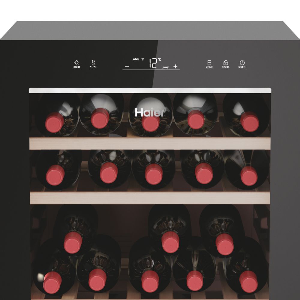 Haier HWS77GDAU1 50cm Freestanding 77 Bottle Wine Fridge - Devine Distribution Ltd