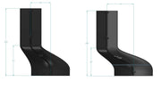 Airforce KRASP001 Air outlet modification for Aspira Slim Downdraft Induction Hobs - Devine Distribution Ltd