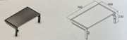 Airforce E-Cook 40cm BBQ Side Extension for All E-Cook BBQ's - Devine Distribution Ltd