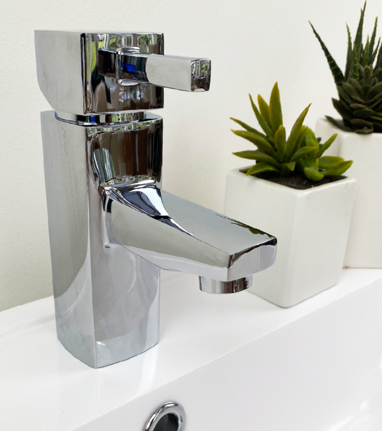 Linton Bathroom Tap Collection in Chrome finish