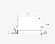 ZUMA Luminaire Light ONLY with Simplicity S Bezel - Devine Distribution Ltd