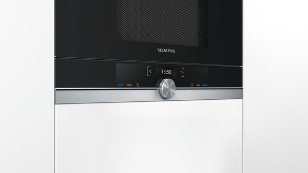 Siemens iQ700 Built-in Microwave Oven Stainless Steel BE634LGS1B