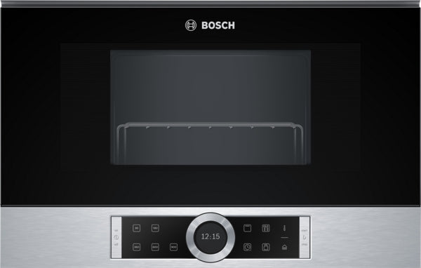 Bosch Series 8 Built-in Microwave Oven 38cm Stainless Steel BEL634GS1B