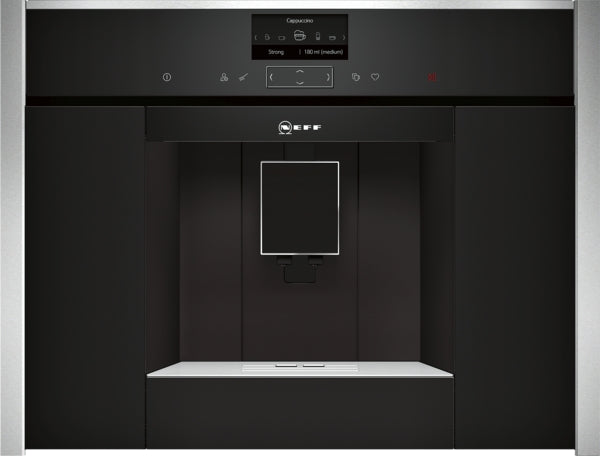 NEFF N90 BUILT-IN FULLY AUTOMATIC COFFEE MACHINE BLACK C17KS61H0
